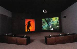 An installation view of Ephémère, 2003.