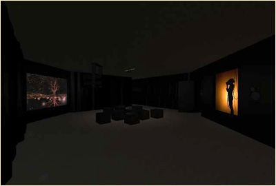 An installation view of Osmose (1995)