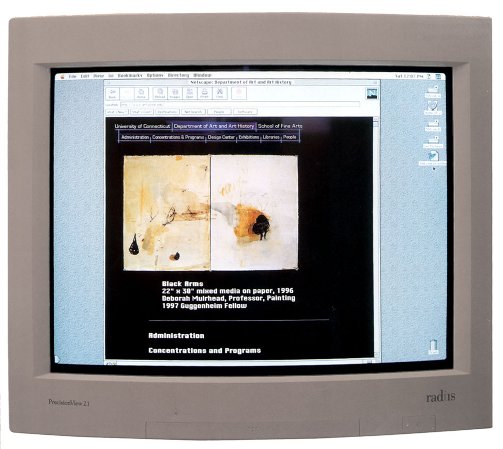 Website of University of Connecticut, Department of Art and Art History